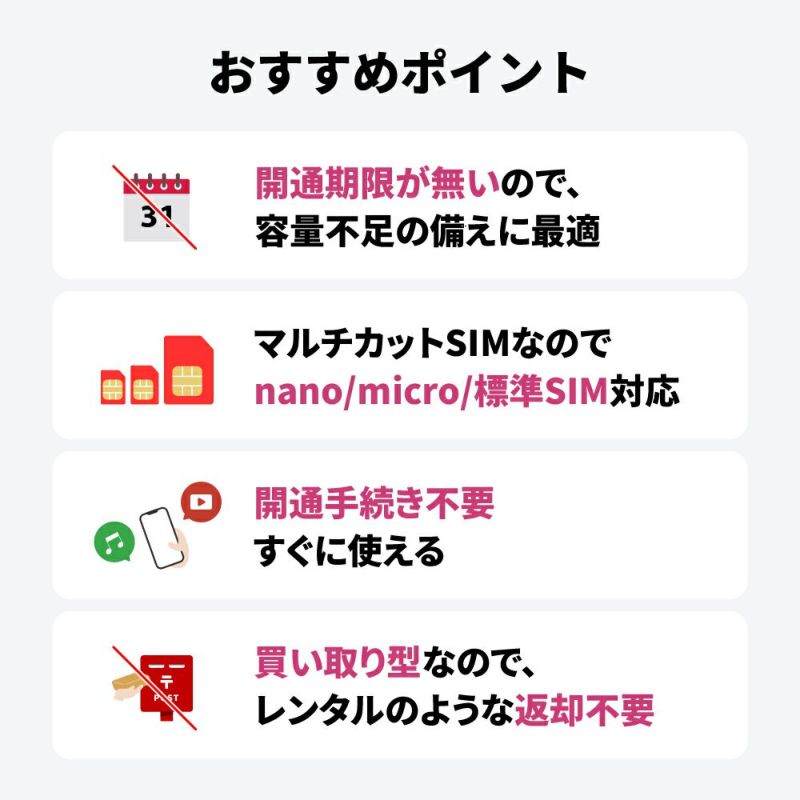 安心の30GB使えて、最大180日も利用可能 | プリペイドSIMどっとこむ